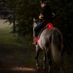 Beinmanschetten "Horselight"-weiße & rote Leuchte