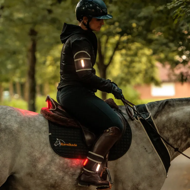 Beinmanschetten "Horselight"-weiße & rote Leuchte
