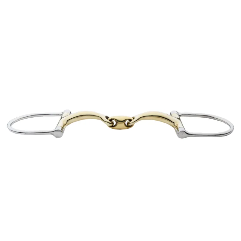 D-Ring Gebiss "KavalBit" 16mm - doppelt gebrochen