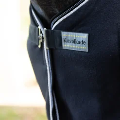 Fleece-Abschwitzdecke mit Brustlatz - abnehmbar