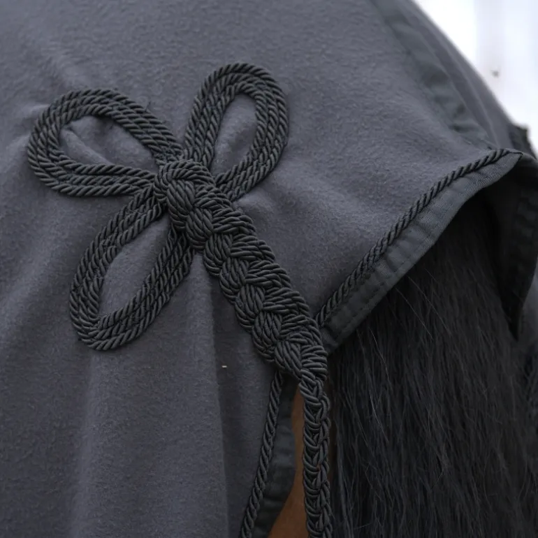 Fleece-Abschwitzdecke mit Brustlatz - abnehmbar