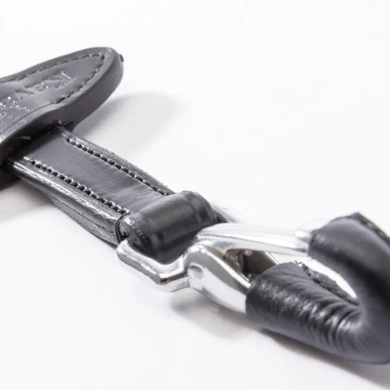 Gummierter Zügel "Silent" Karabiner-16mm-5St.