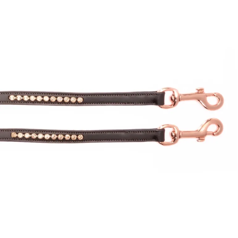 Gummierte Zügel - 16mm - 5St. - Karabiner-Island