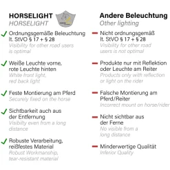 Horselight - weiße Frontleuchte