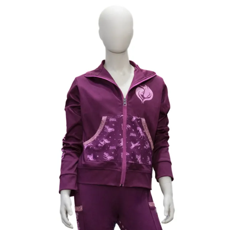 Jacke "Unicorn Academy"-Glitzer