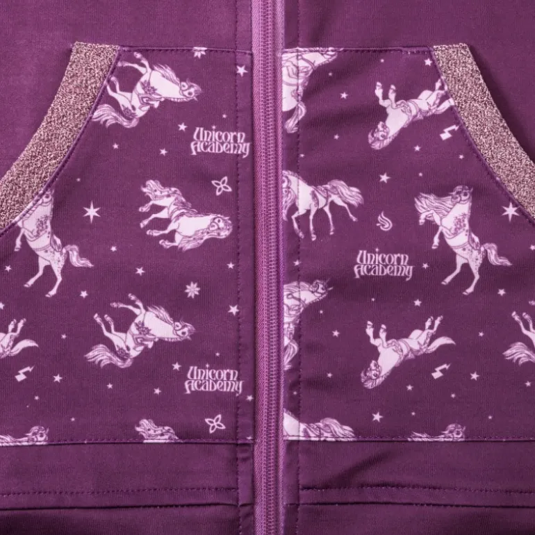 Jacke "Unicorn Academy"-Glitzer