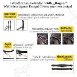 Kopfstück Islandtrense "Ragnar"-Celtic