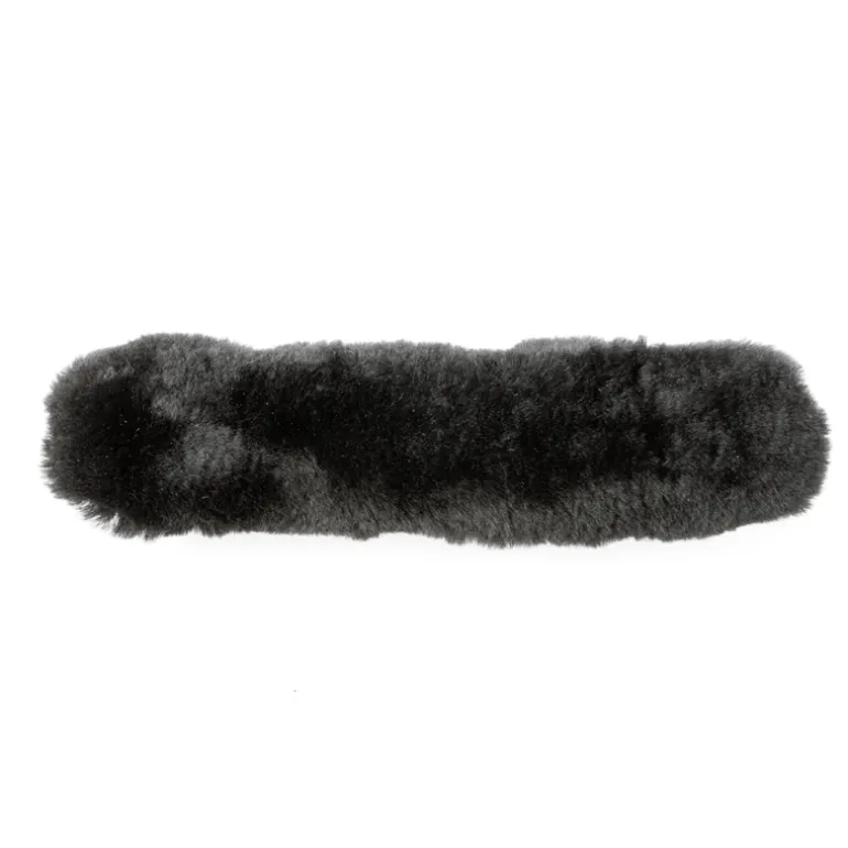 Kopf- u. Nasenpolster Lammfell - 28cm - 2 Klett
