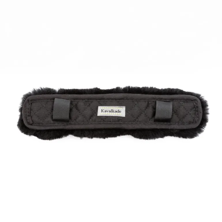 Kopf- u. Nasenpolster Lammfell - 28cm - 2 Klett