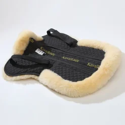 Korrekturunterlage Lammfell mit Taschen