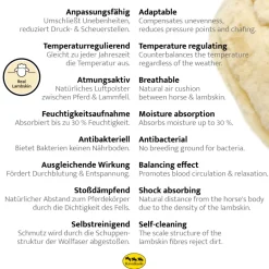 Korrekturunterlage Lammfell-innenliegendeTaschen