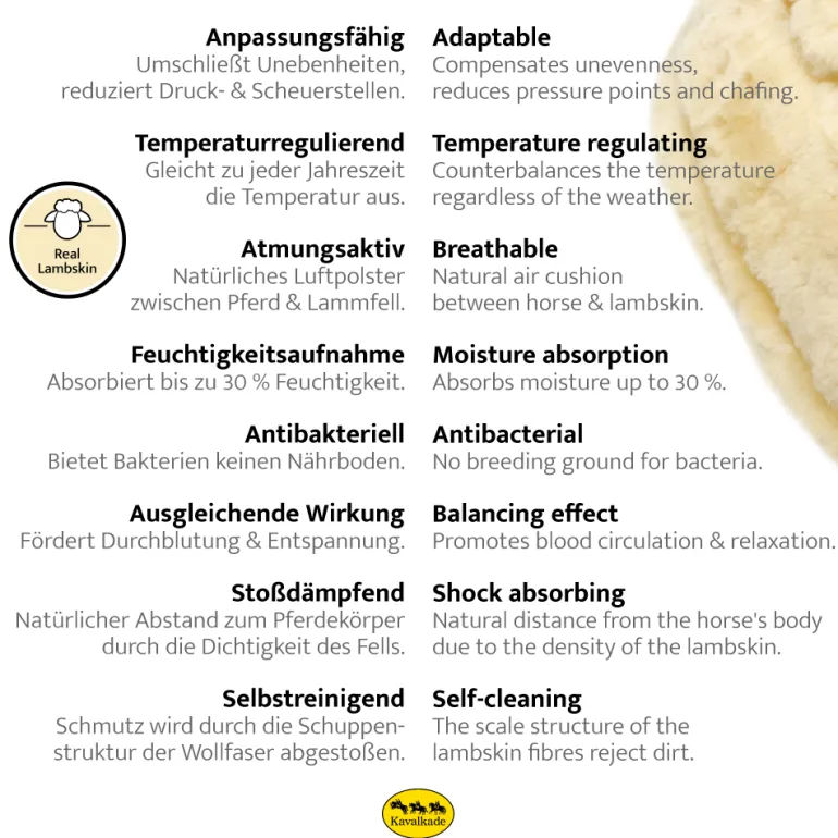 Korrekturunterlage Lammfell-innenliegendeTaschen