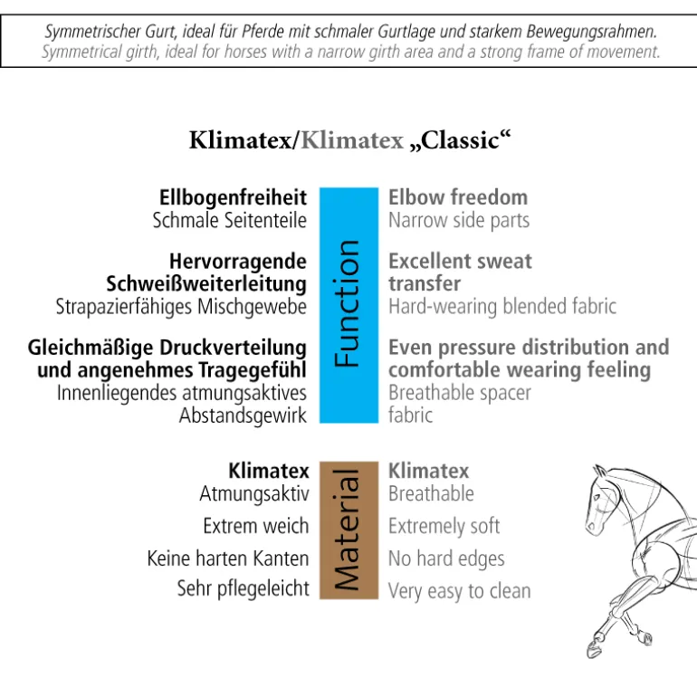 Langgurt Klimatex "Classic" ohne Elast