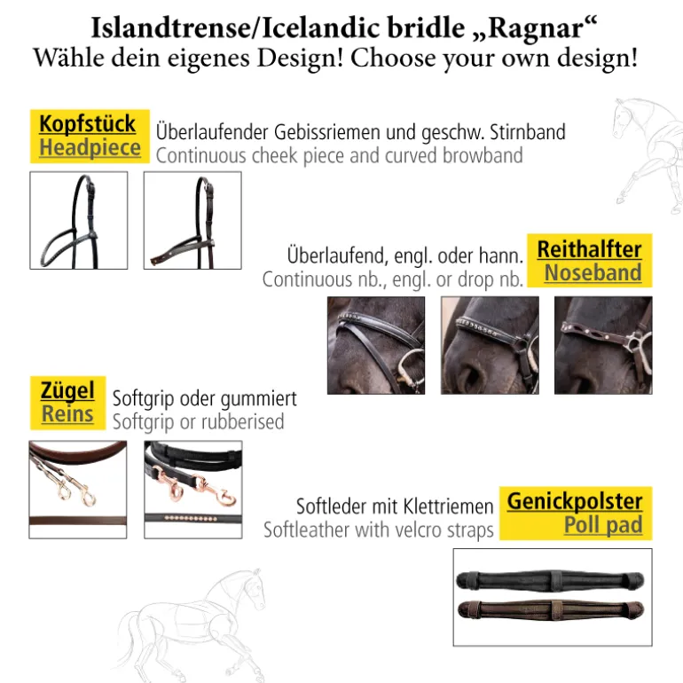 Reithalfter Island "Ragnar"-hannoversch