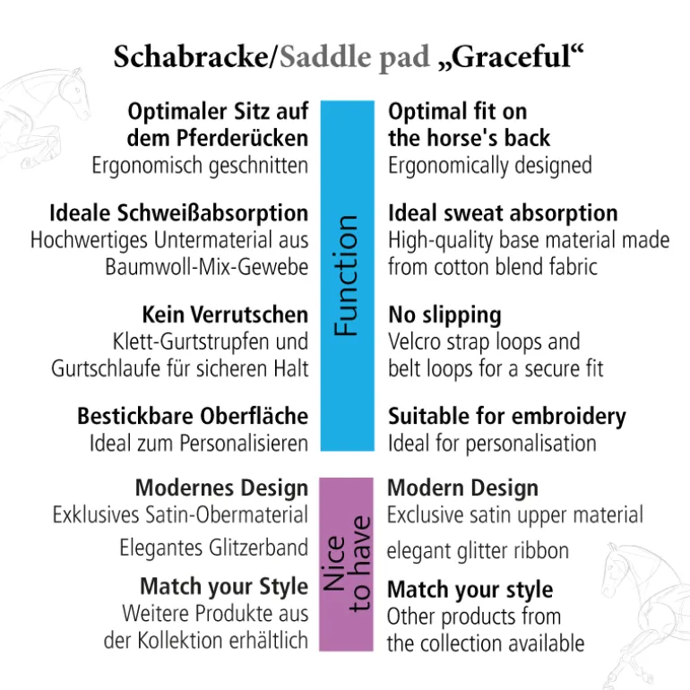 Schabracke "Graceful"