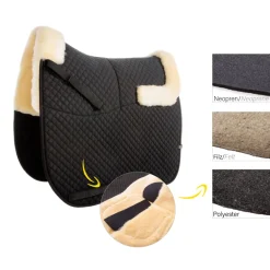 Schabracke - Lammfell mit innenliegenden Taschen