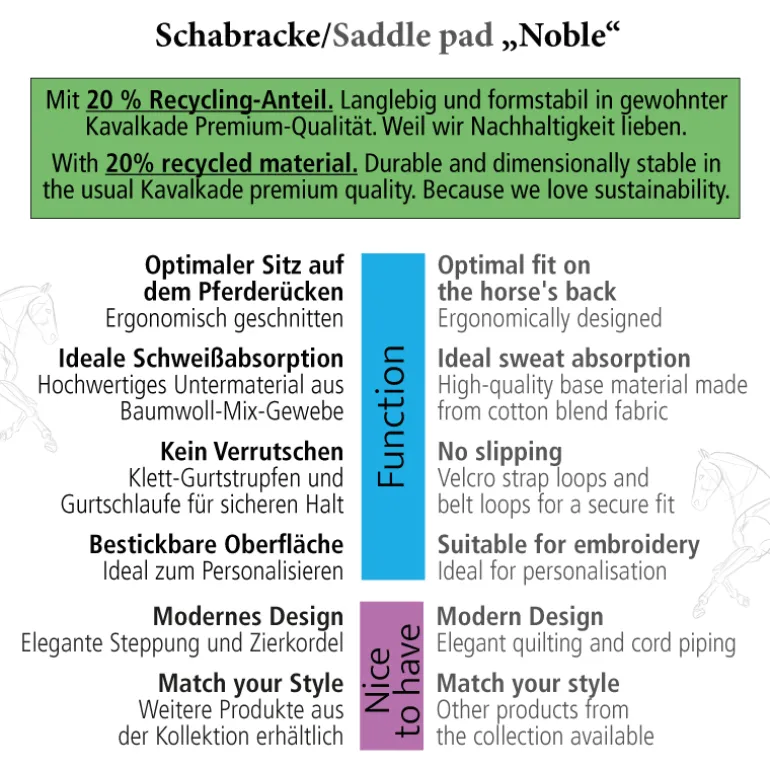 Schabracke "Noble"
