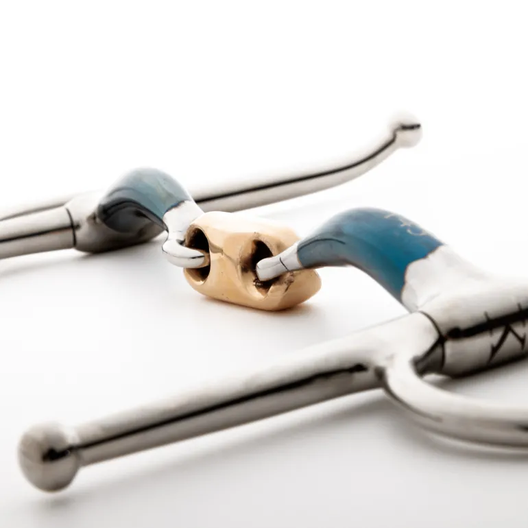 Schenkeltrense"Ergonomic" 14mm - doppelt gebrochen