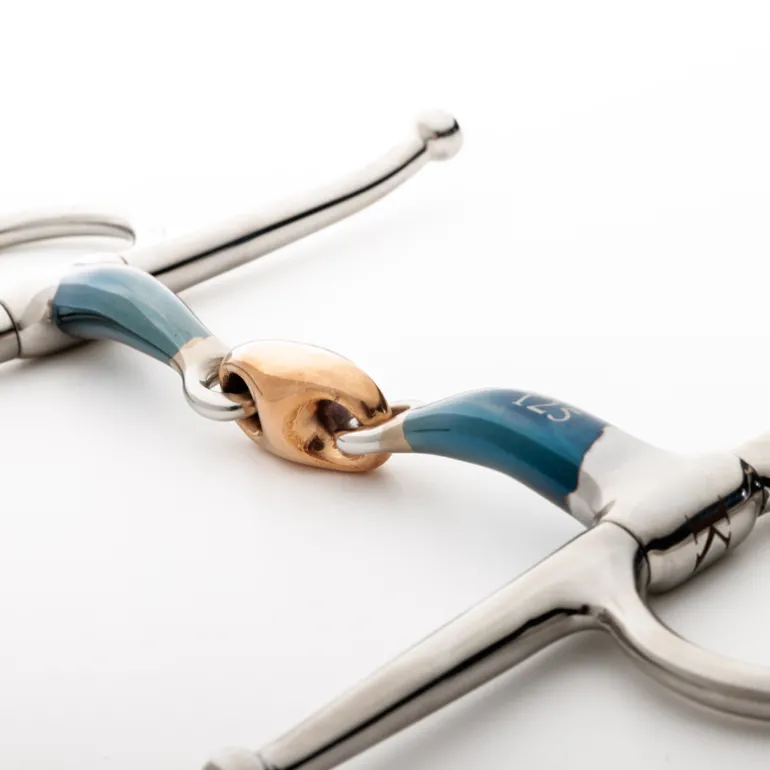 Schenkeltrense"Ergonomic"14mm-doppelt geb-Lock up