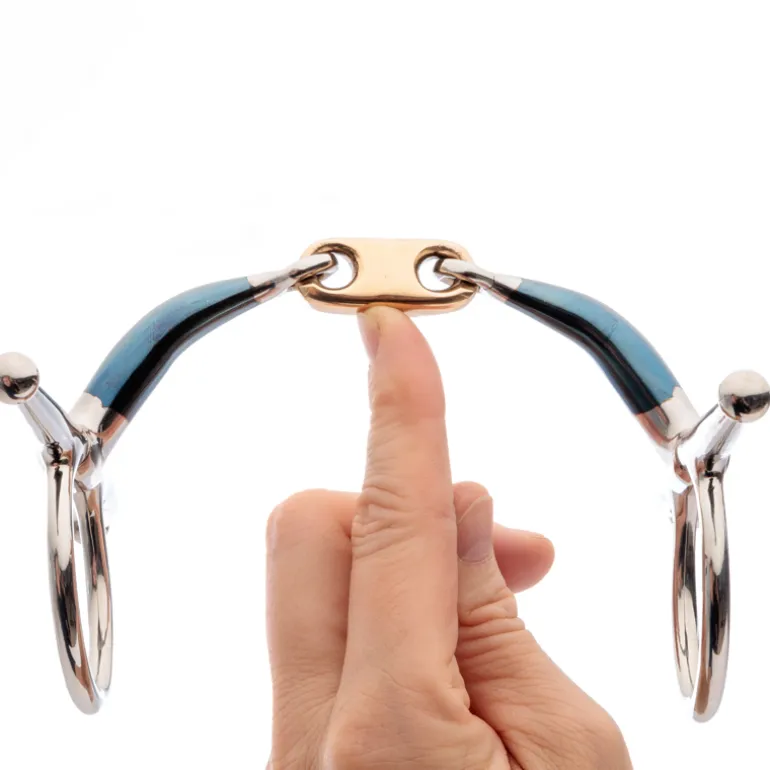 Schenkeltrense"Ergonomic"14mm-doppelt geb-Lock up