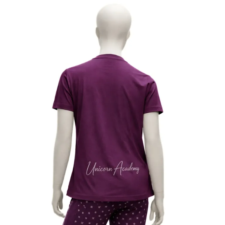 T-Shirt "Unicorn Academy"-Glitzer