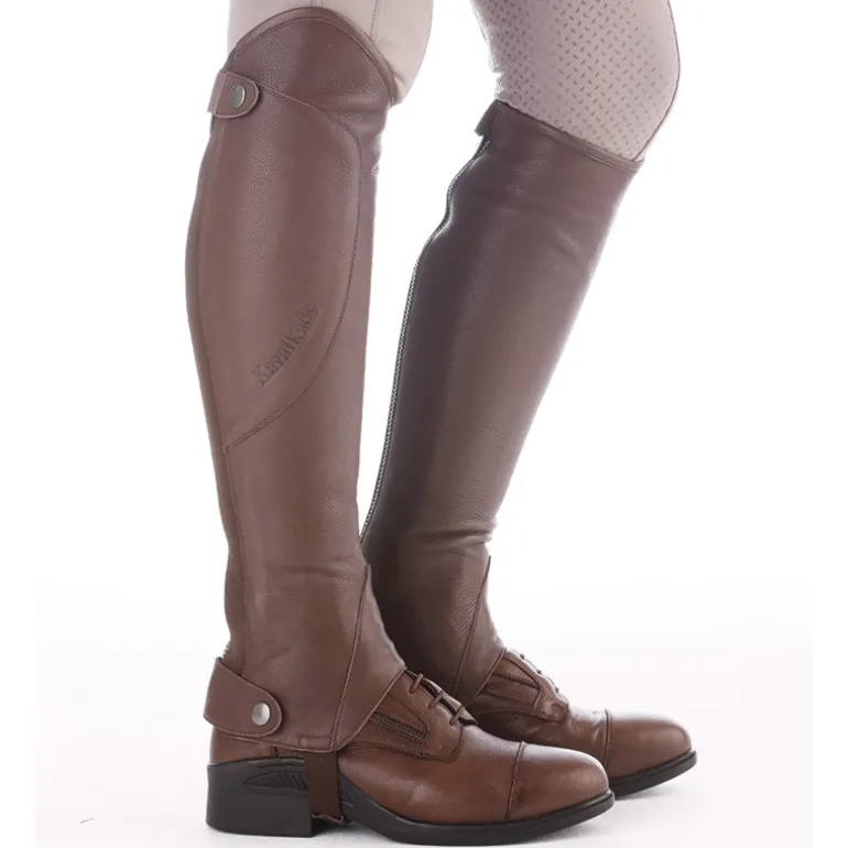 Wadenchaps "Valerius" - Softleder - RV nach oben