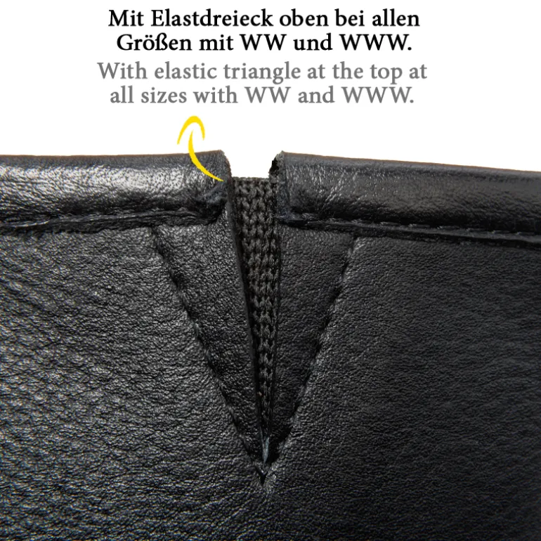 Wadenchaps "Valerius" - Softleder - RV nach oben